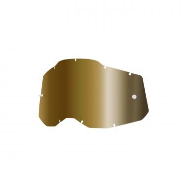 100% RACECRAFT 2 / ACCURI 2 / STRATA 2 Goggles Lens Iridium Gold  0