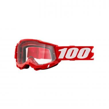 100% ACCURI 2 Goggles Red Transparent Lens  0