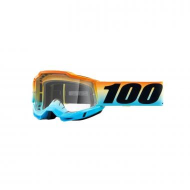100% ACCURI 2 SUNSET Kids Goggles Yellow/Blue Transparent Lens  0