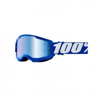 100% STRATA 2 Kids Goggles Blue Iridium Lens 0