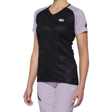 100% AIRMATIC Women's Short-Sleeved Jersey Black/Pink 0