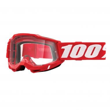 100% ACCURI 2 Goggles Red Transparent Lens 0