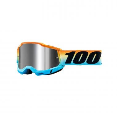 Goggles 100% ACCURI 2 SUNSET Gelb/Blau Glastönung Iridium 0