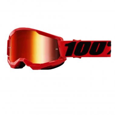 Gafas máscara 100% STRATA 2 Rojo Lente Iridium 2022 0