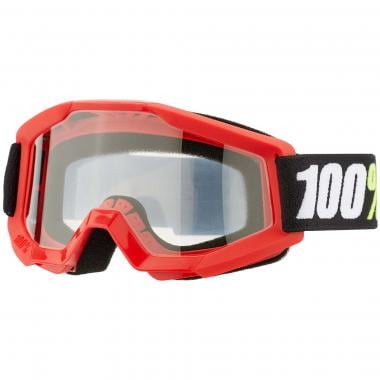Goggles 100% STRATA MINI Kinder Rot Transparentes Glas 2022 0
