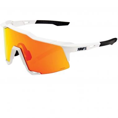 100% SPEEDCRAFT Sunglasses White HiPER Iridium Red 0