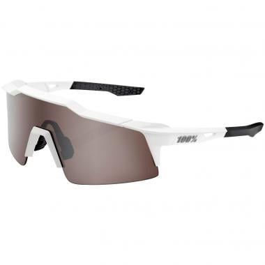 100% SPEEDCRAFT SL Sunglasses Mat White HiPER Iridium Silver 0