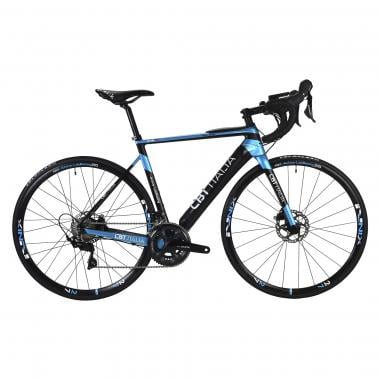Bicicleta de Corrida Elétrica CBT ITALIA ARTIK-09 Shimano 105 R7020 34/50 Preto/Azul 2021 0