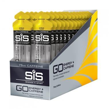 SIS GO ENERGY + CAFEINE Pack of 30 Energy Gels Gluten-free (60 ml) 0