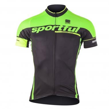 SPORTFUL SC TEAM Short-Sleeved Jersey Black/Green 0