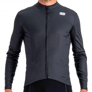 SPORTFUL CHECKMATE THERMAL Long-Sleeved Jersey Black/Blue/Yellow 0