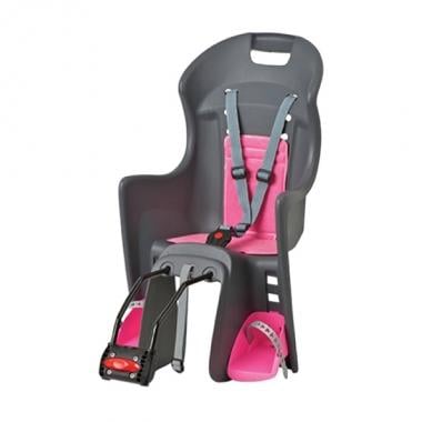 Cadeira de Bebé POLISPORT BOODIE Fixação Porta-Bagagens Cinzento/Rosa 0