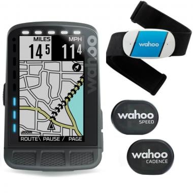 GPS WAHOO ROAM (Lote Cinturón de cardio TICKR + Sensores RPM Velocidad/Cadencia) 0
