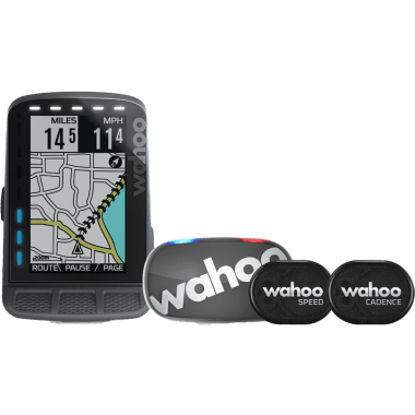 GPS WAHOO ROAM (Confezione Cintura Cardio TICKR Gen 2 + Sensori RPM Velocità/Cadenza)