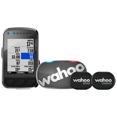 GPS WAHOO ELMNT BOLT (Lote cinturón TICKR Gen 2 + Sensor de velocidad RPM) 0