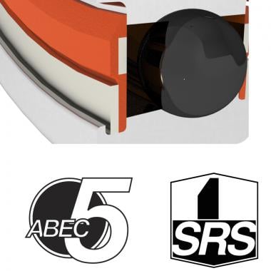 Roulement ENDURO BEARINGS ABEC5 61801-2RS-SRS (12 x 21 x 5 mm) ENDURO BEARINGS Probikeshop 0