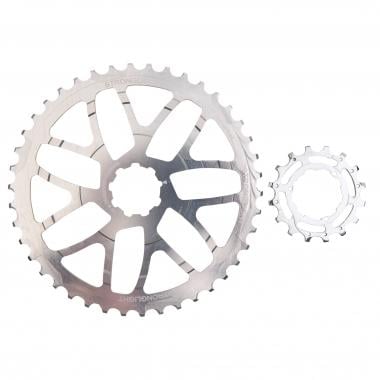 STRONGLIGHT 40/42 Teeth Conversion Kit for Shimano 10 Speed Cassette with 16 Tooth Sprocket Silver 0
