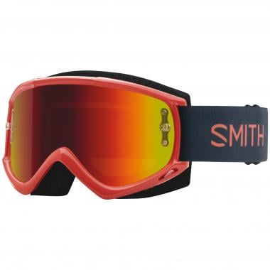 SMITH FUEL V1 Goggles Orange/Blue Iridium Lens 0