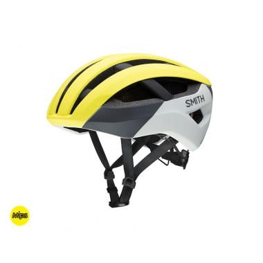 SMITH NETWORK MIPS Road Helmet Neon Yellow/Black/Mat White 0