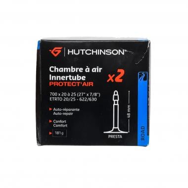 Paire de Chambres à Air HUTCHINSON PROTECT'AIR 700x20/25c Presta 48 mm