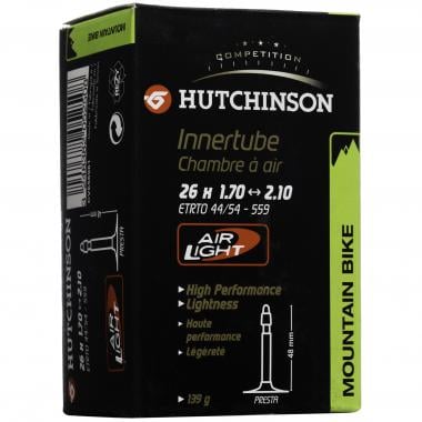 HUTCHINSON AIR LIGHT 26x1.70/2.10 Inner Tube Butyl Presta 48 mm 0