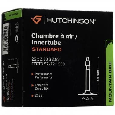 Chambre à Air HUTCHINSON STANDARD 26x2,30/2,85 Butyl Presta 48 mm HUTCHINSON Probikeshop 0