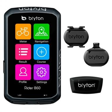 GPS-Gerät BRYTON RIDER 860 T + Herzfrequenzgurt/Trittfrequenzsensor 0