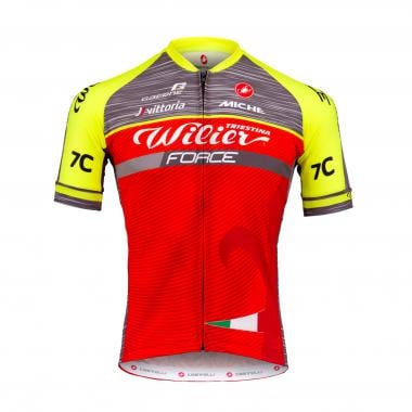 WILIER TRIESTINA FORCE SQUADRA CORSE Short-Sleeved Jersey Black 0