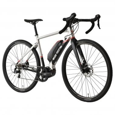 Bicicleta de Gravel Elétrica WILIER TRIESTINA EADVENTURE Shimano 105 5800 44 Dentes Cinzento/Preto 2019 0