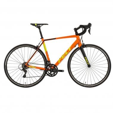 Bicicleta de Corrida FELT FR50 Shimano Sora 3500 34/50 Laranja/Preto/Amarelo 2018 0