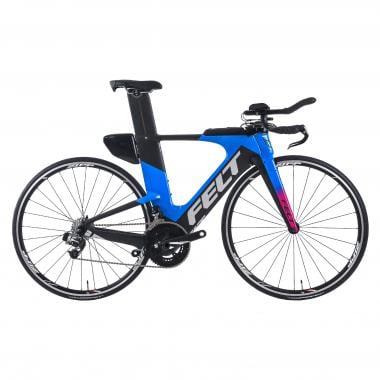 Bicicleta de Triatlo FELT IA2 Sram RED E-TAP 36/52 Preto/Azul 2018 0