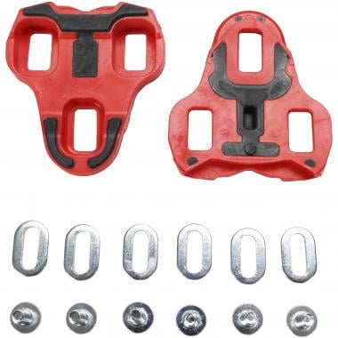VELOX 9° Cleat Kit Red for LOOK KEO GRIP Pedals 0