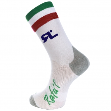 Socken RAFA'L SÉLECTION ITALIE Hohes Bündchen Weiß 0