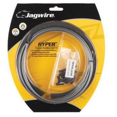 JAGWIRE HYPER Derailleur Cable and Housing Kit Black 0