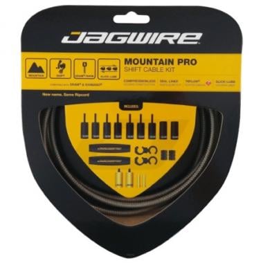 JAGWIRE MOUNTAIN PRO Derailleur Cables and Wires Kit Carbon Silver 0