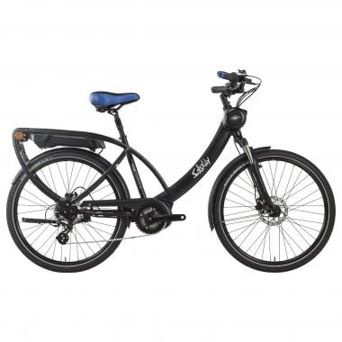 Bicicleta de paseo eléctrica SOLEX SOLEXITY INFINITY D8 Negro/Azul 2018 0