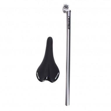 RAD PARTS Recovery Seatpost + Saddle Pack Silver/Black 0