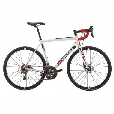 Bicicleta de Corrida RIDLEY FENIX ALU DISC Shimano Tiagra 4700 34/50 Branco/Vermelho 2017 0