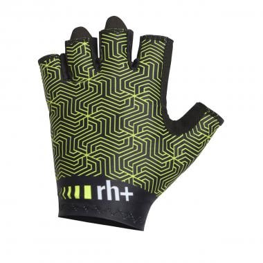RH+ FASHION Short Finger Gloves Black/Yellow 0