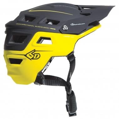6D ATB-1T Helmet Mat Black/Yellow 0