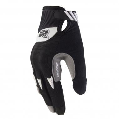 RACER ROCK Gloves Black/White D3O 0
