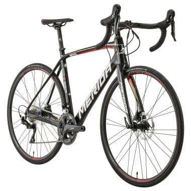 Vélo de Course MERIDA SCULTURA DISC 4000 Shimano 105 R7000 34/50 Noir/Rouge 2019 MERIDA Probikeshop 0