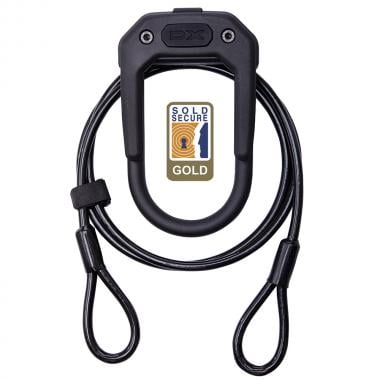 HIPLOK DX PLUS U-Lock + 2 m Cable (15 cm x 8,5 cm x 14 mm) 0