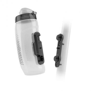 Trinkflasche + Flaschenhalter FIDLOCK TWIST UNI BASE (inkl. 2x Basis für Flasche und Fahrrad) (590ml) Transparent 0