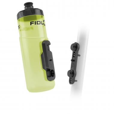 Trinkflasche + Halter FIDLOCK TWIST 600 (inkl. 2x Basis für Flasche und Fahrrad) Gelb 0