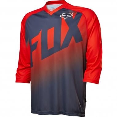 FOX FLOW 3/4 Sleeved Jersey Red/Black 0