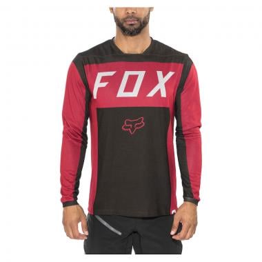 Maillot FOX INDICATOR MOTH Manches Longues Rouge/Noir FOX Probikeshop 0