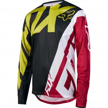FOX DEMO Long-Sleeved Jersey Black/Yellow/Red 0