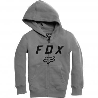 FOX LEGACY MOTH ZIP Junior Zip Through Hoodie Grey 0