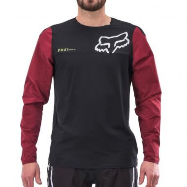 Maillot FOX ATTACK PRO Manches Longues Rouge/Noir FOX Probikeshop 0